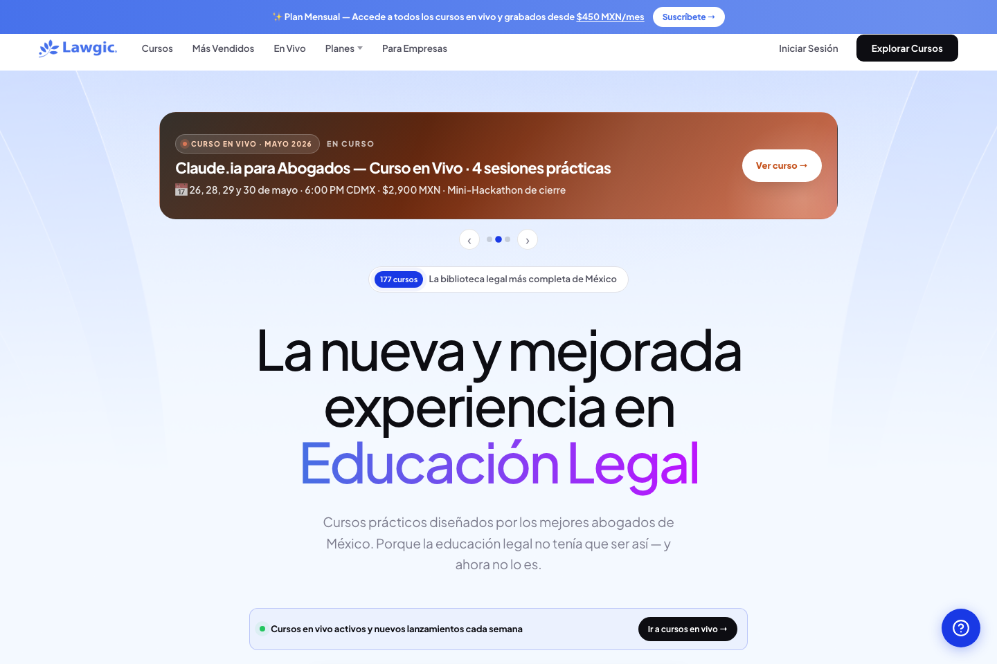 Vista de Lawgic Educación