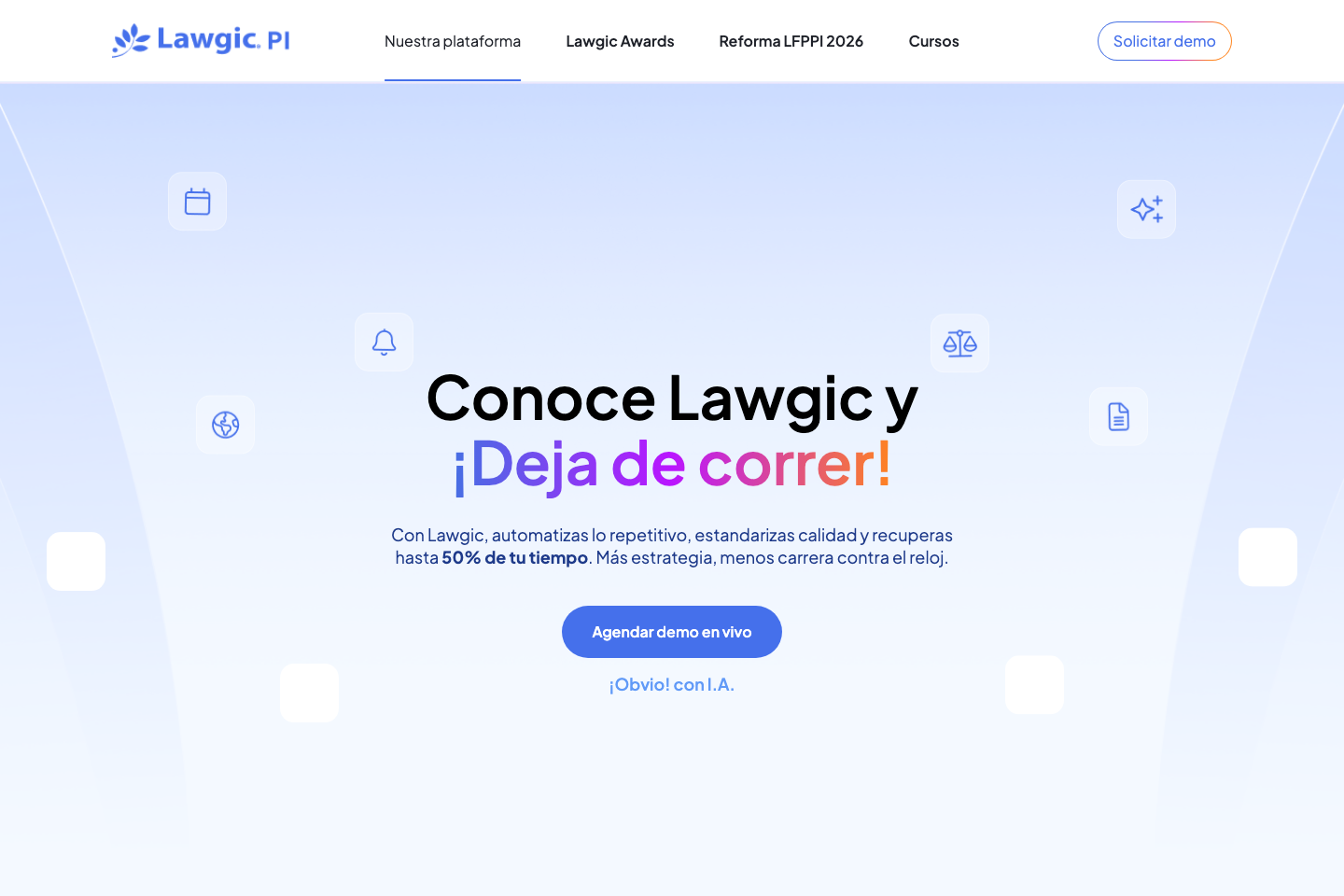 Vista de Lawgic PI