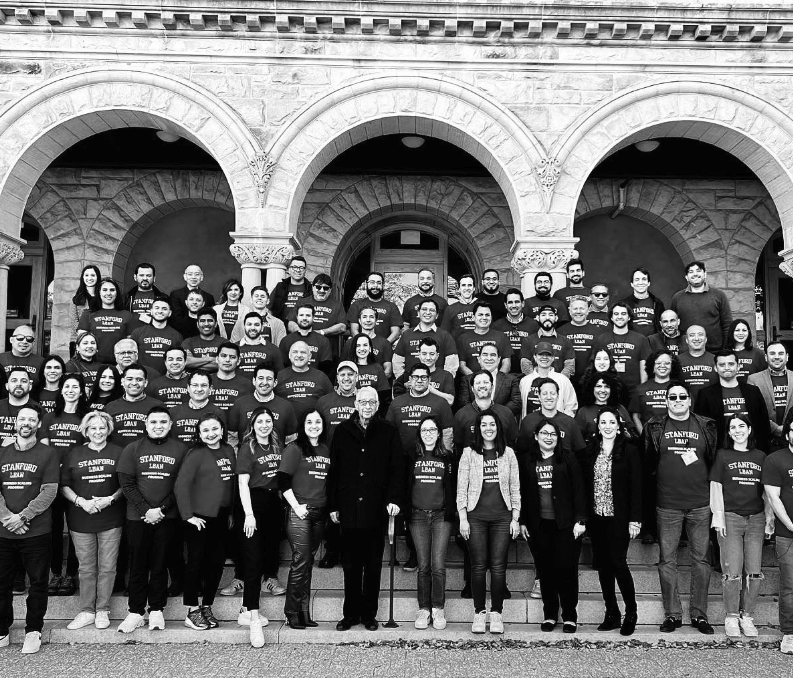 Foto grupal de Stanford LBAN con Aldo Ricardo Rodríguez Cortés